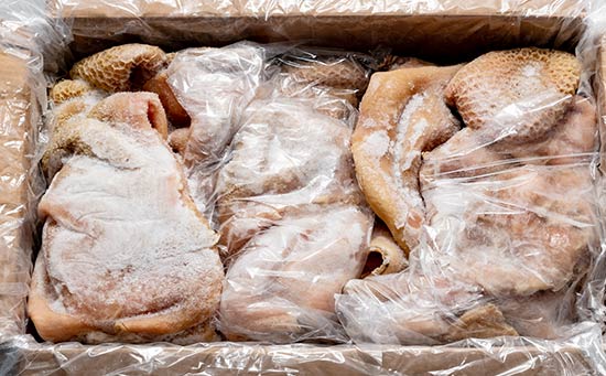 Natural semicooked tripe with honeycomb - Open package