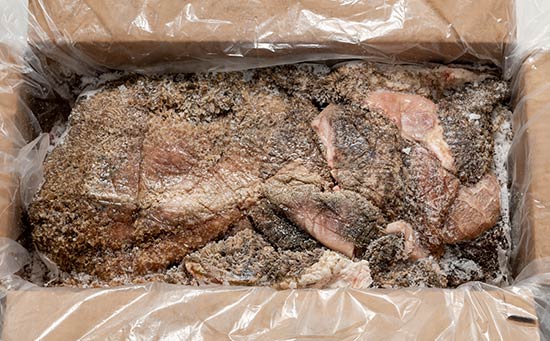 Green tripe - Open package